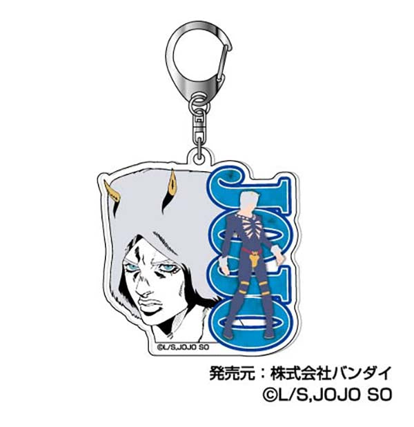 『ジョジョの奇妙な冒険 ストーンオーシャン』アクリルキーホルダー  彩色影絵 02 ウェザー・R